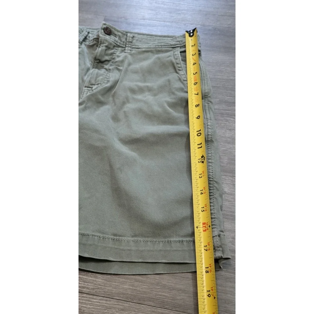 American Eagle Chino Shorts Mens 28 Green Extreme Flex Casual Preppy Y2K